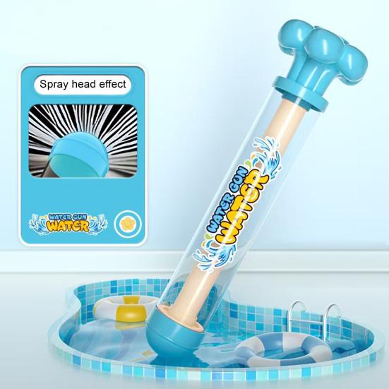 Water Sprayer Pull-out Type Cartoon Shape Kids Water Toy Reusable with Round Handle Sprayer Toy for Pool Games