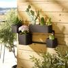 Umbra Cubico Wall Black [Official] Planter,