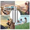 Stainless Steel Water Bottle Leak-proof Single Wall Large Capacity Wide Mouth Sports Drinkware For Cycling Hiking Termos
