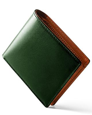 Made In Genuine Slim Crafted by a Top Leather Coin Purse Ichiryu Manbai Tensha Tiger Day Men's Bi-fold Wallet, Tochigi, Japan, Leather, Design,