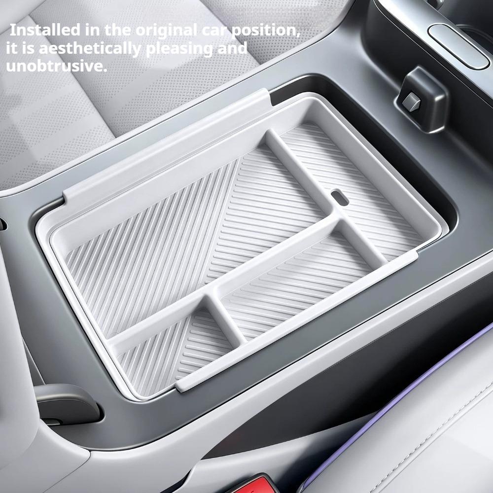 For Xpeng MONA L03 Armrest Box Double Layer Storage Box Central Control Organizer Interior Modification