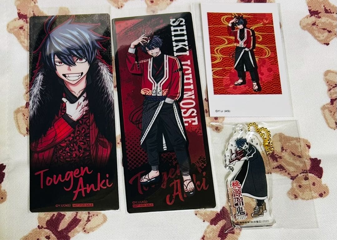 

[USED] Togen Anki Yurusta Acrylic Keychain Characam Bonus Card Ichinose Shiki