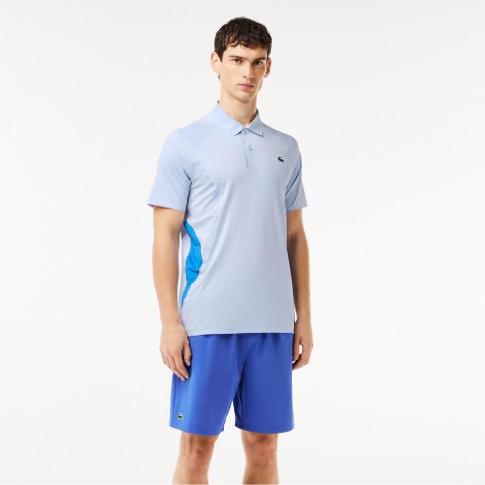 

LACOSTE Мужская рубашка-поло Novak Mesh с короткими рукавами [Светло-лавандовый]