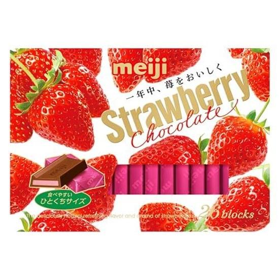 Meiji Chocolate Strawberry Box 120g6 pieces