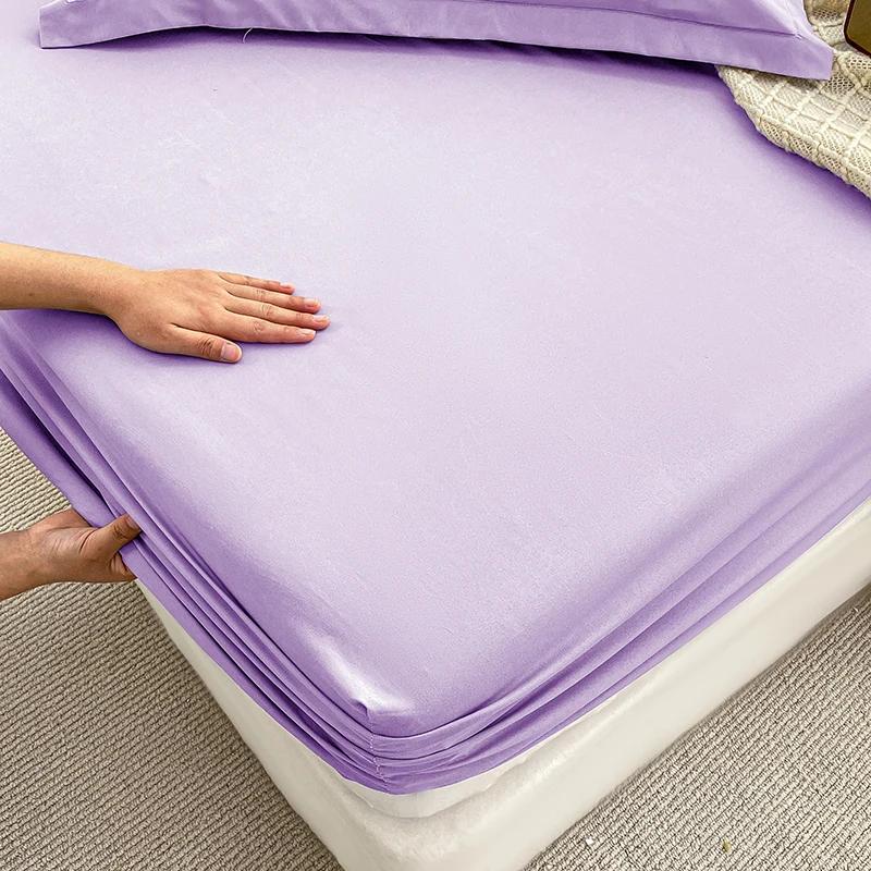 Sheets Couple Flexible Fitted Sheet Microfiber Ultra-Soft Hospitality Luxury Mattresses Cover Queen Single King Dimension Double Bed