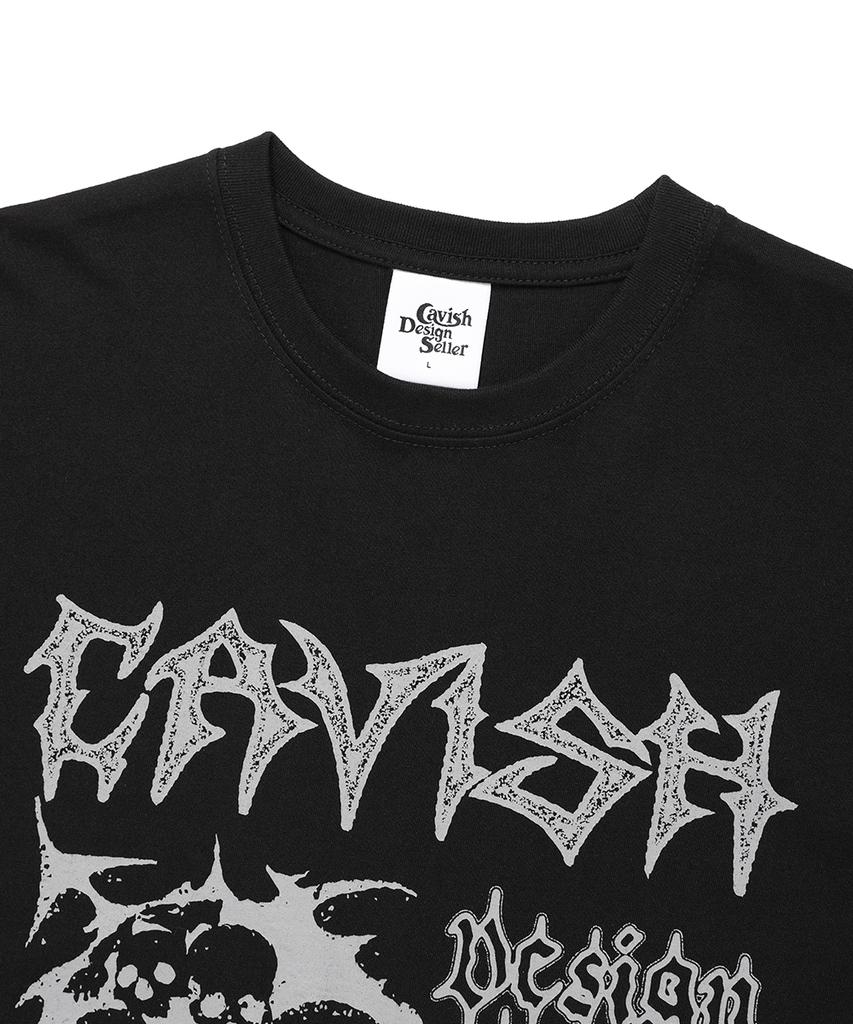 CAVISH Truckin Ss Tee Black(Cv2Fmut501A)