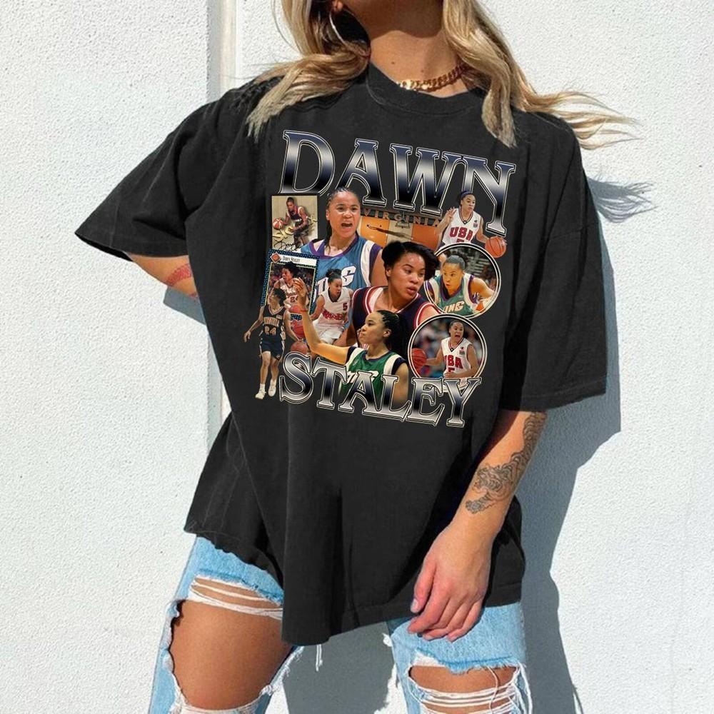 SALE Dawn Staley Unisex T-shirt Basketball Player Slam Dunk Bootleg Vintage Gra Unisex T-Shirt XXXL