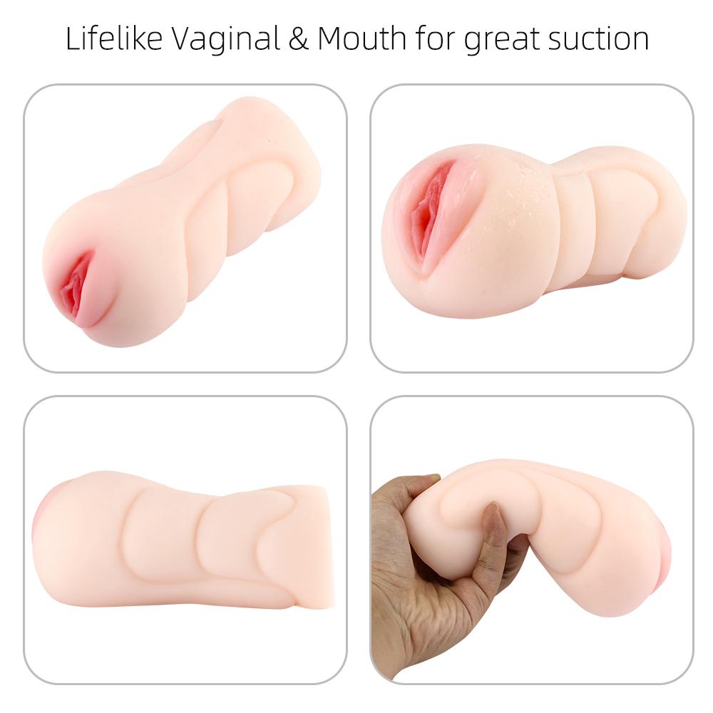 Kieszonkowe cipki Mężczyzna Strokers Masturbator Vagina Mini Doll Sex zabawki dla mężczyzn