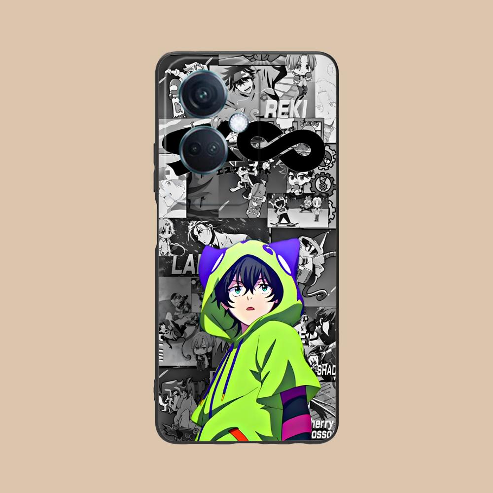 SK8 Infinity Miya Chinen Phone Case for OPPO Find X9 X8 X7 X6 X5 X3 X2 Plus S Pro Ultra Lite Soft TPU Shockproof Cover