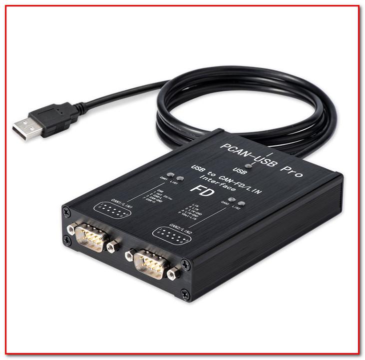 PCAN-USB-PRO-FD Compatible IPEH-004061 Without LIN Adapter (Domestic, One-to-Two)