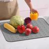 Non-slip Silicone Cooktop Mat Heat Resistant Tableware Pad Dish Drainer Mat  Kitchen