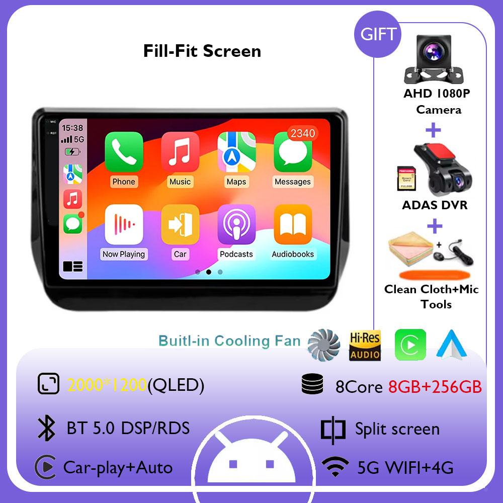 Car Radio Android 14 Multimedia Navigation Wireless Carplay Auto Stereo Screen For Hyundai H1 2 Grand Starex TQ 2017 - 2022