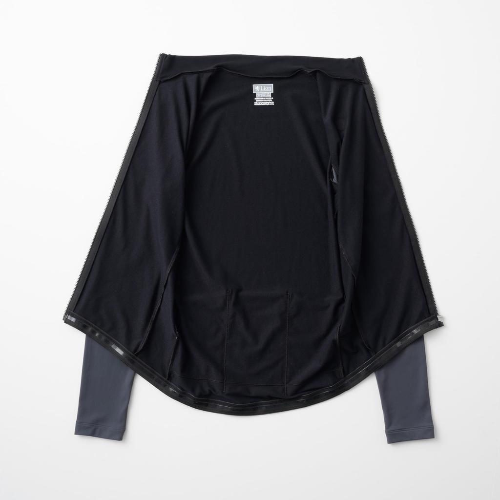 Lion de Capelmuur Cycling Smooth Warm Size XS Jersey, Autumn/Winter [10°C-15°C], Jersey, Black,