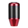 Universal Carbon Fiber Automatic Wave Stick Head Shift Knob Modification Accessory(Red)