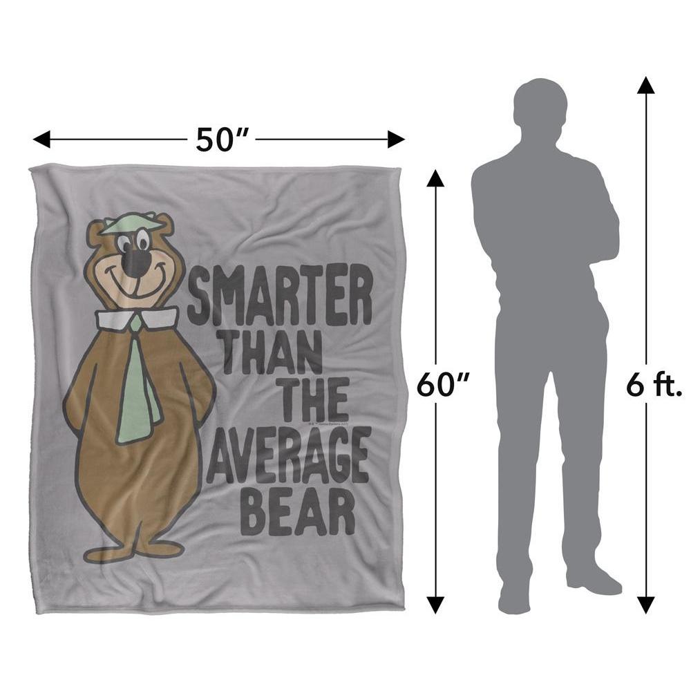 Yogi Bear Smarter Than Average Blanket