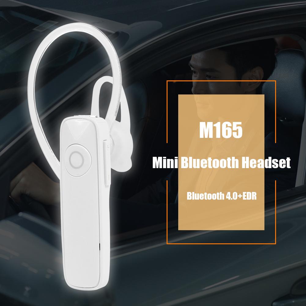 M165 Wireless Bluetooth-compatible Headset Hands-free Calling Business Earphone Compatible For Xiaomi/iphone 12