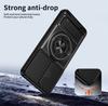 Para OPPO Reno 14F 5G Funda Soporte de Anillo Magnético Pata de Apoyo Trasera para Reno14F 14 F 5G Deslizador de Lente Protector de Cámara Funda