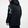 Jordan Casual Sports Warm Hooded Thickened Mid-Length Down Jacket Men Outerwear Black AA1952-010