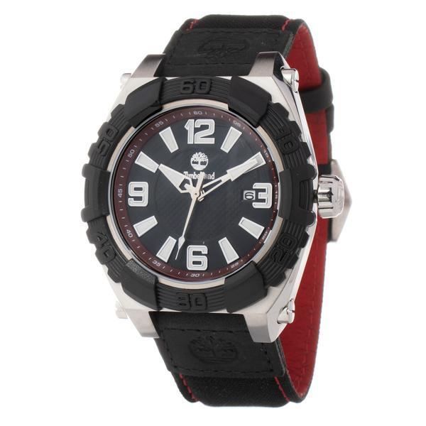 Montre Homme Timberland TBL13321JS-12PNN - Mouvement Quartz - Affichage Alphanumérique - Bracelet en Cuir