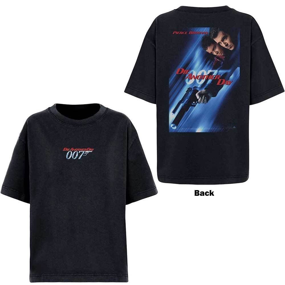 James Bond 007 Unisex Tshirt Die Another Day (Back Print) (Small) S