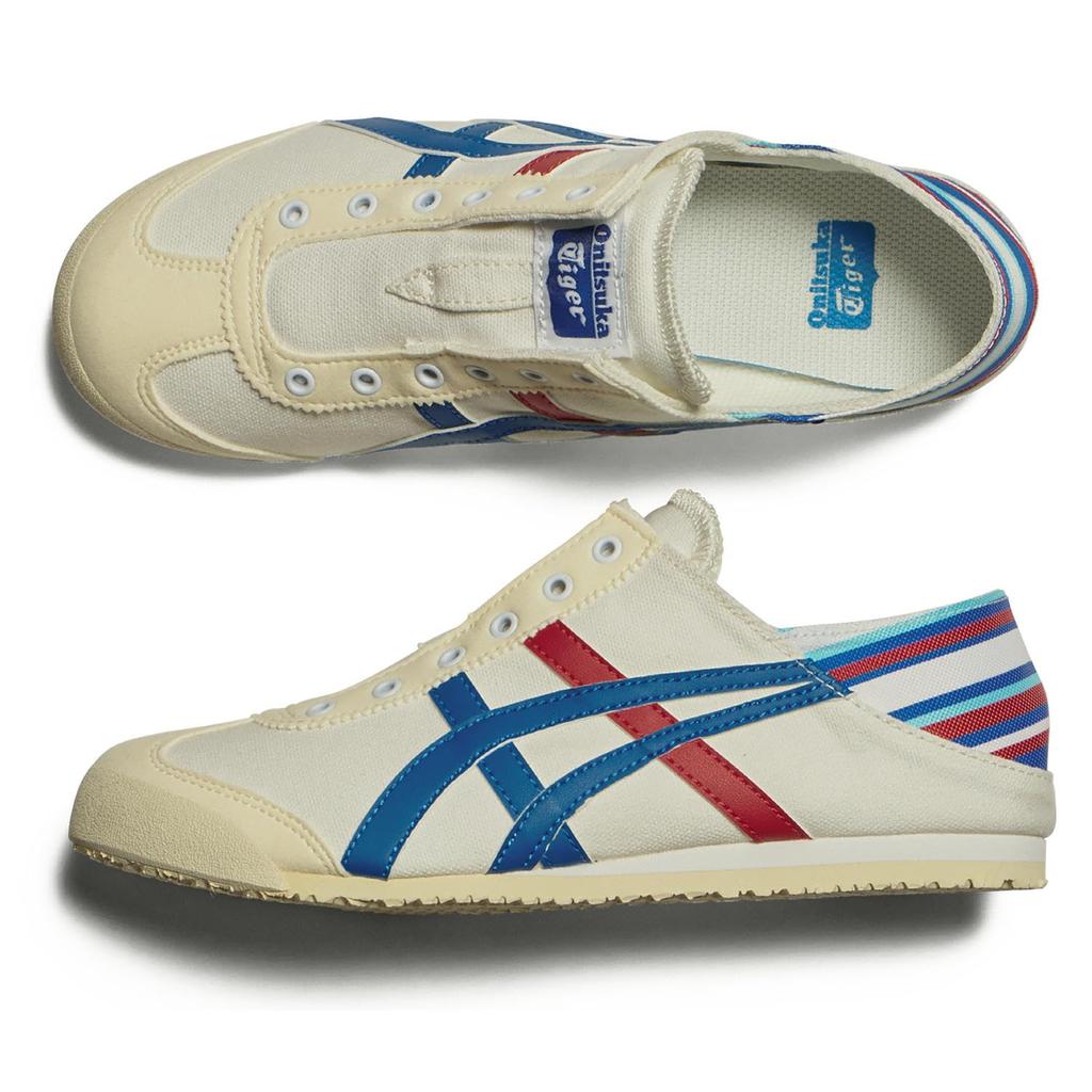 Adidași Onitsuka Tiger MEXICO 66 în PARATY mărime cm ALB/ALBASTRU CLASIC, 22.5