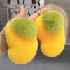 Rex Rabbit Fur Mango Keyring Plush Doll Charm
