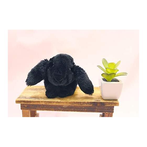 Takeoff Plush Rabbit Maron Holland Lop Black
