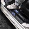 60X7CM Carbon Fiber Car Door Threshold Protective Sticker For Ford Fiesta C-Max Kuga Ranger Raptor KA Fusion ST Transit Edge