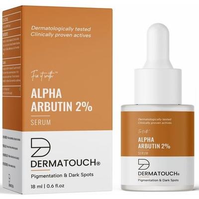 DERMATOUCH Alpha Arbutin 2% Serum | Best For Pigmentation & Dark Spots Reduction | Suitable To All Skin Types | For Both Men & Women | 18ml