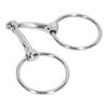 Horse Mouth Bit Stainless Steel Loose Ring Horse Snaffle Bit Anti Biting Mouth Bit for 125mm Horse
