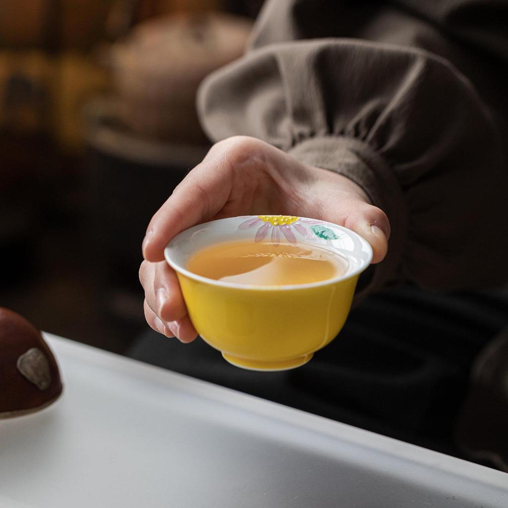 Guanlan Ceramic Kung Fu Tea Tasting Cup - Personal Master Cup