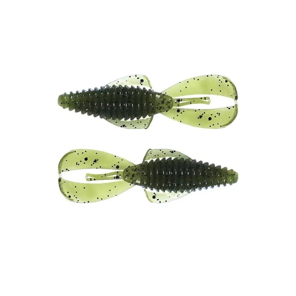 80mm Fishing Bait Wobbler Crazy Flapper Design Soft Lobster Worm Bait Bass Fishing