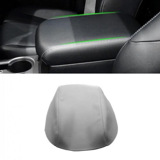Gray Micro Leather Cover For Toyota 4Runner 2010-2018 Center Console Armrest NEW