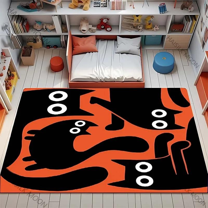 

Cartoon Cat Carpet Mat Rug Home Decoration Modern Educational Play Mat Kids Room Floor Mat Living Room Decoration Bedroom Decor 40x60cm