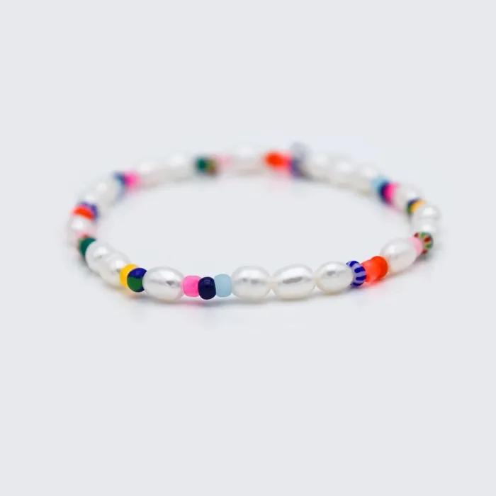 Freshwater pearl color beads Bracelet