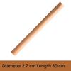 Solid Wood Food Grade Rolling Noodle Stick  Dumpling Skin Household Rolling Noodle Stick Non Stick Skin Kitchen Baking Tool