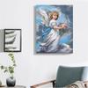 Full Square Round Diamond Painting Angel Girl Rhinestone 5D Diamond Embroidery Character Handicraft Home Decoration