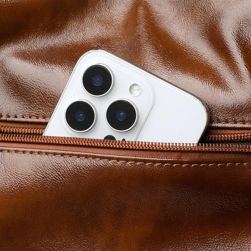 Elegante PU-Leder-Tragetasche für Damen – Schultertasche mit großem Fassungsvermögen, verstellbarem Riemen und Vintage-Design, perfekt für den täglichen Gebrauch