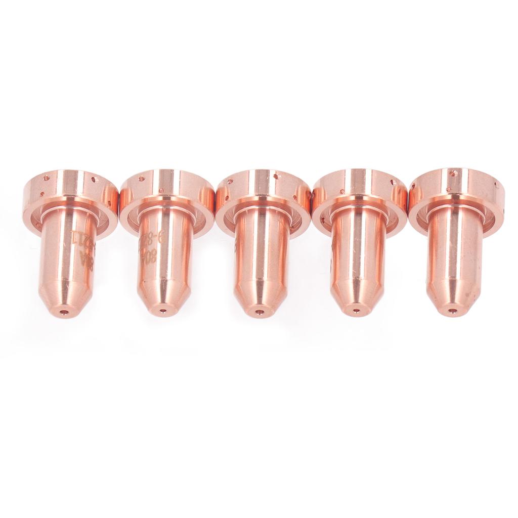 5Pcs Plasma Cutting Torch Tips Consumables 80A Thermal Dynamics SL60 SL100 Nozzle  Replacement