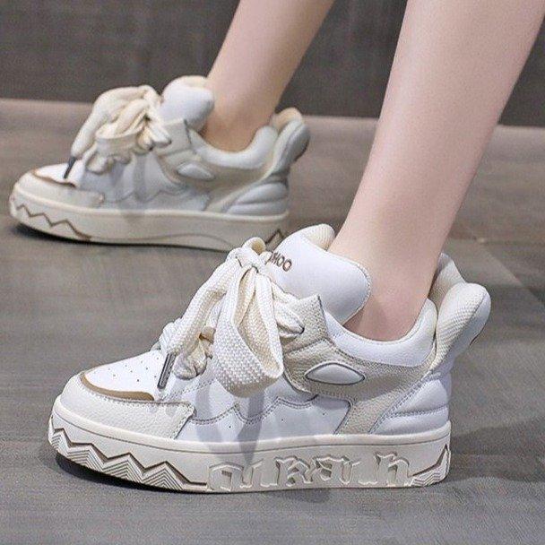 

High-top Thick-soled Daddy Shoes Women s Spring New Fashion All-match Fried Street Casual Sports Shoes