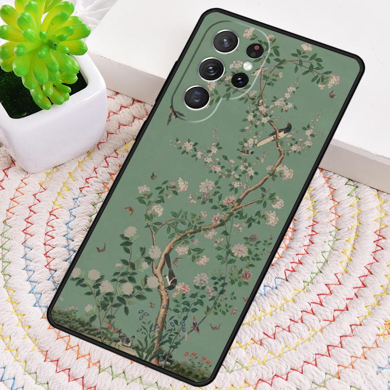 Tropical Flowers TPU Phone Case For Samsung Galaxy Note 10 Pro S26 S25 S24 S23 S22 Ultra Plus S21 FE S20 Shockproof Cover
