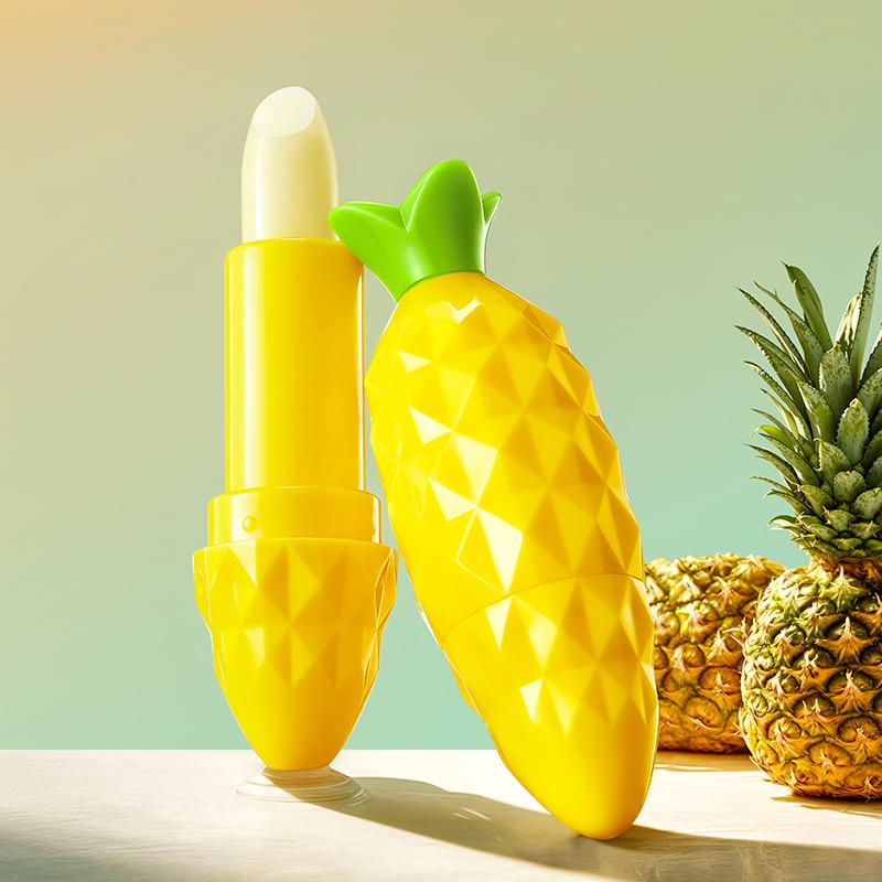 SADOER Lip Pineapple Balm Nourishing Refreshing Moisturizing Preventing Cracking and Repairing Lips Gentle Lip Balm