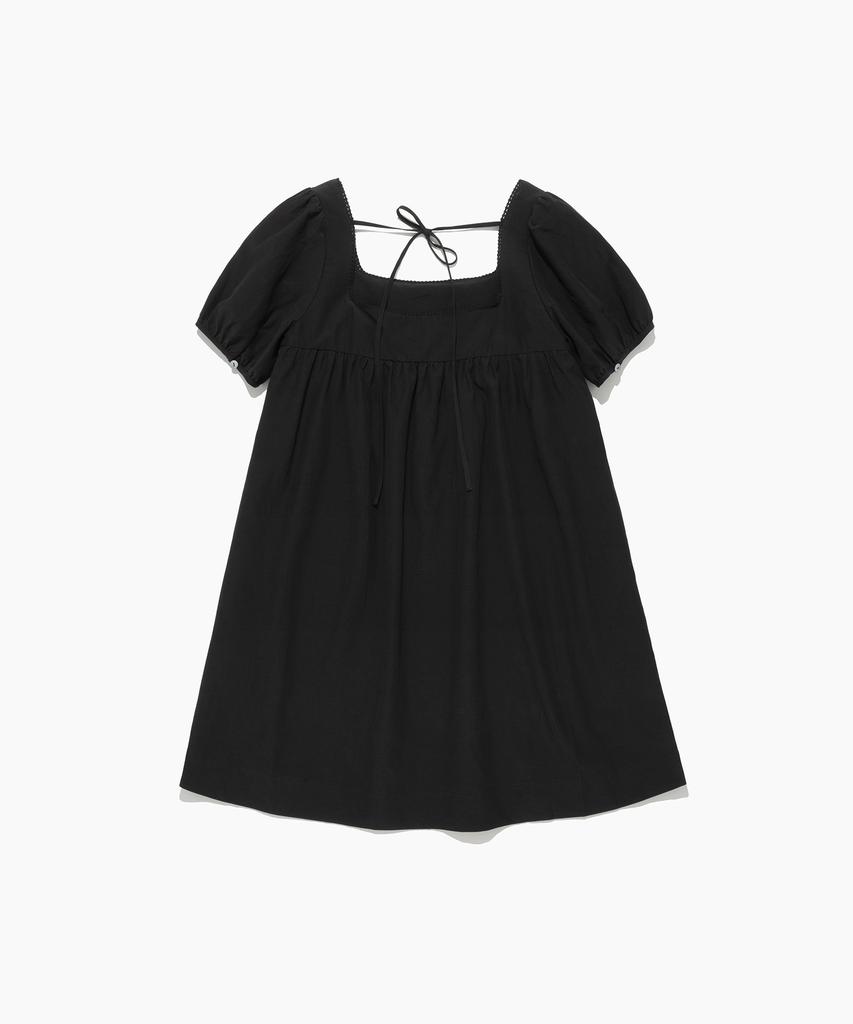 Tuddment Puff Sleeve Mini Dress Black