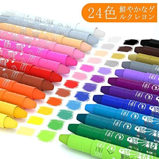 Shuttle Art 24 barevný fix Rychle do rukou Snadno Lze kreslit na Omalovánku jako dárek k nástupu Dodává se s pouzdrem Pastelky, Sada,