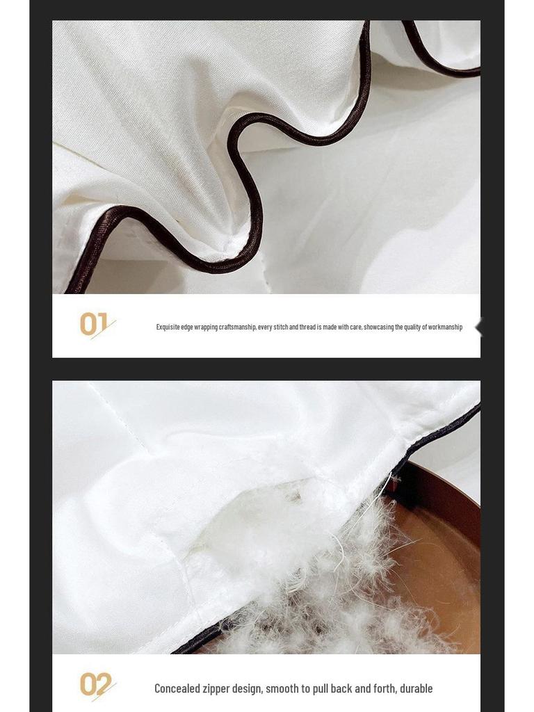 Star Hotel Imitation Down Quilt - Year-Round Comfort: Summer, Winter, Thickened Warmth, Air Conditioning, Perfect Gift