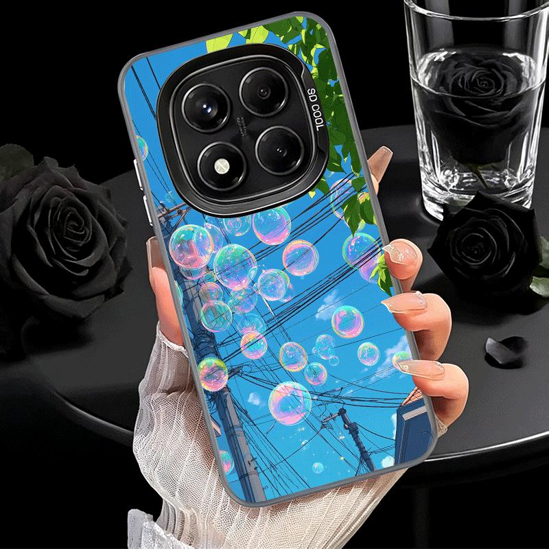 Anime Aesthetic Scenery Soft Phone Case for Samsung Galaxy S24 S25 FE S26 Edge S23 Ultra S22 Plus S21 + Shockproof Cover Back Sh