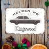 Retro Car Metal Tin Sign Vintage Garage Wall Decor