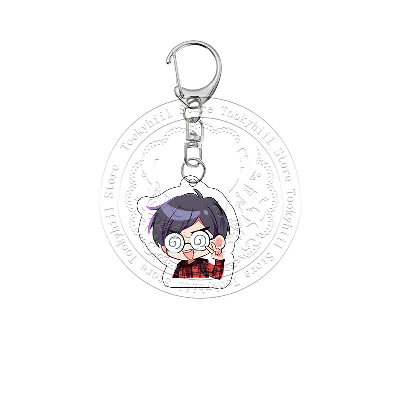 Tamon Yuuto Anime Porte-clés Acrylique Yuu Kyousuke Collection Étudiant Acg Pendentif Décorations Mignonnes Accessoires Porte-clés Cadeau d'Anniversaire