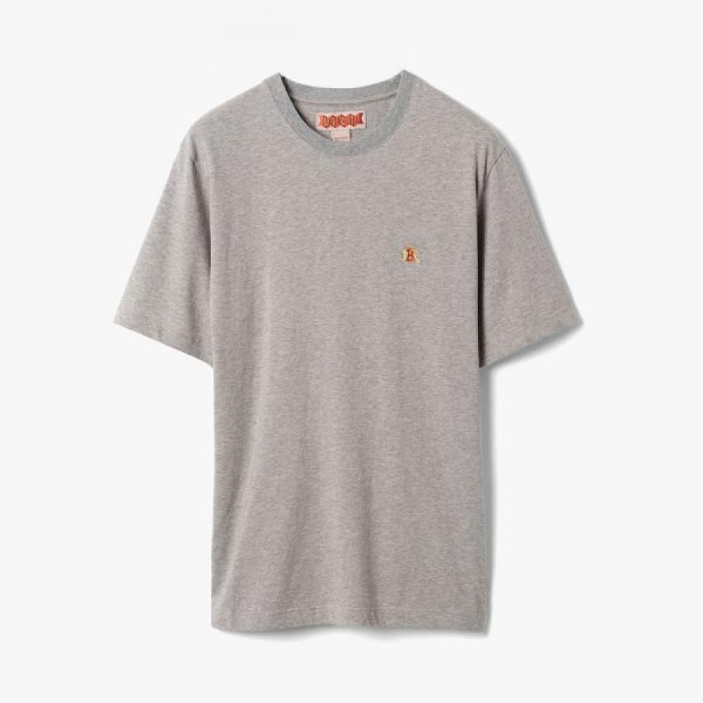 Baracuta Icon Logo Embroidered Tee Gray Cuf1m60000a13 GRAY (GRAY)/38(100)