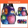 Inside Brain Out Characters Kids School Backpack Set For Elementary Students